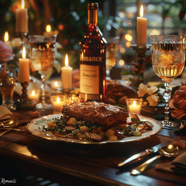 Romance à domicile: idées de repas en amoureux